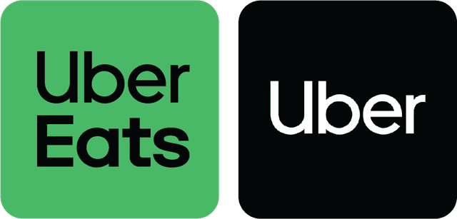 Uber and Uber Eats logos